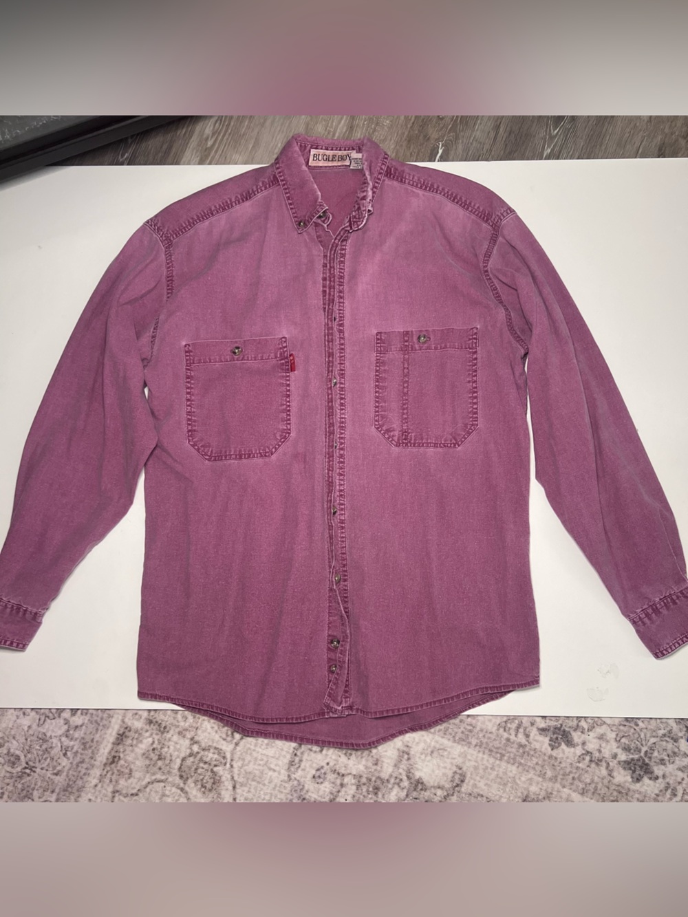 Vintage-Inspired Women's Button Jacket in Dusty Rose